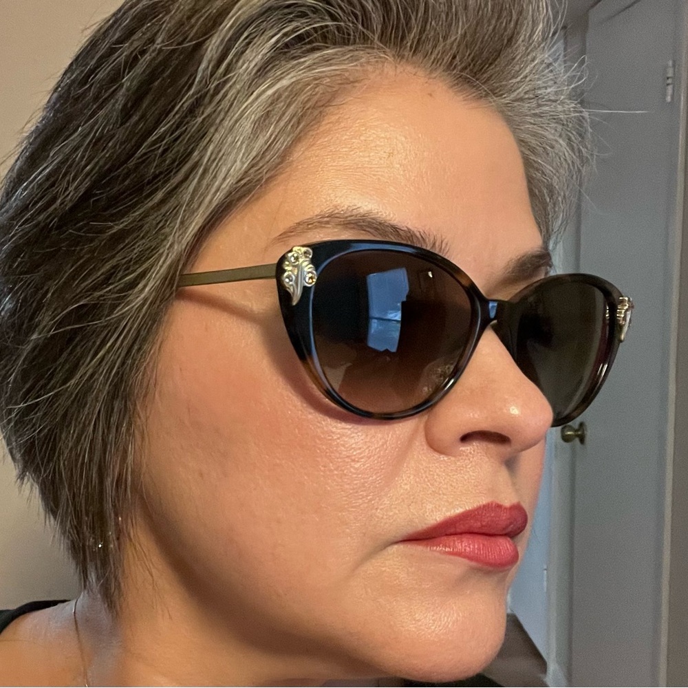 Versace Statement Sunglasses. With Embellishments… - image 2